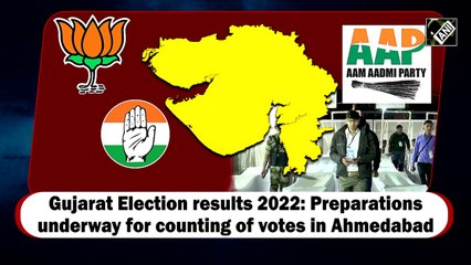 Download Video: Gujarat Election results 2022: Preparations underway for counting of votes in Ahmedabad