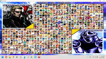 MUGEN - Albert Wesker vs The Shredder