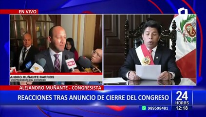 Pedro Castillo anuncia cierre del Parlamento: “esto es un golpe de Estado”, dijo Ruth Luque