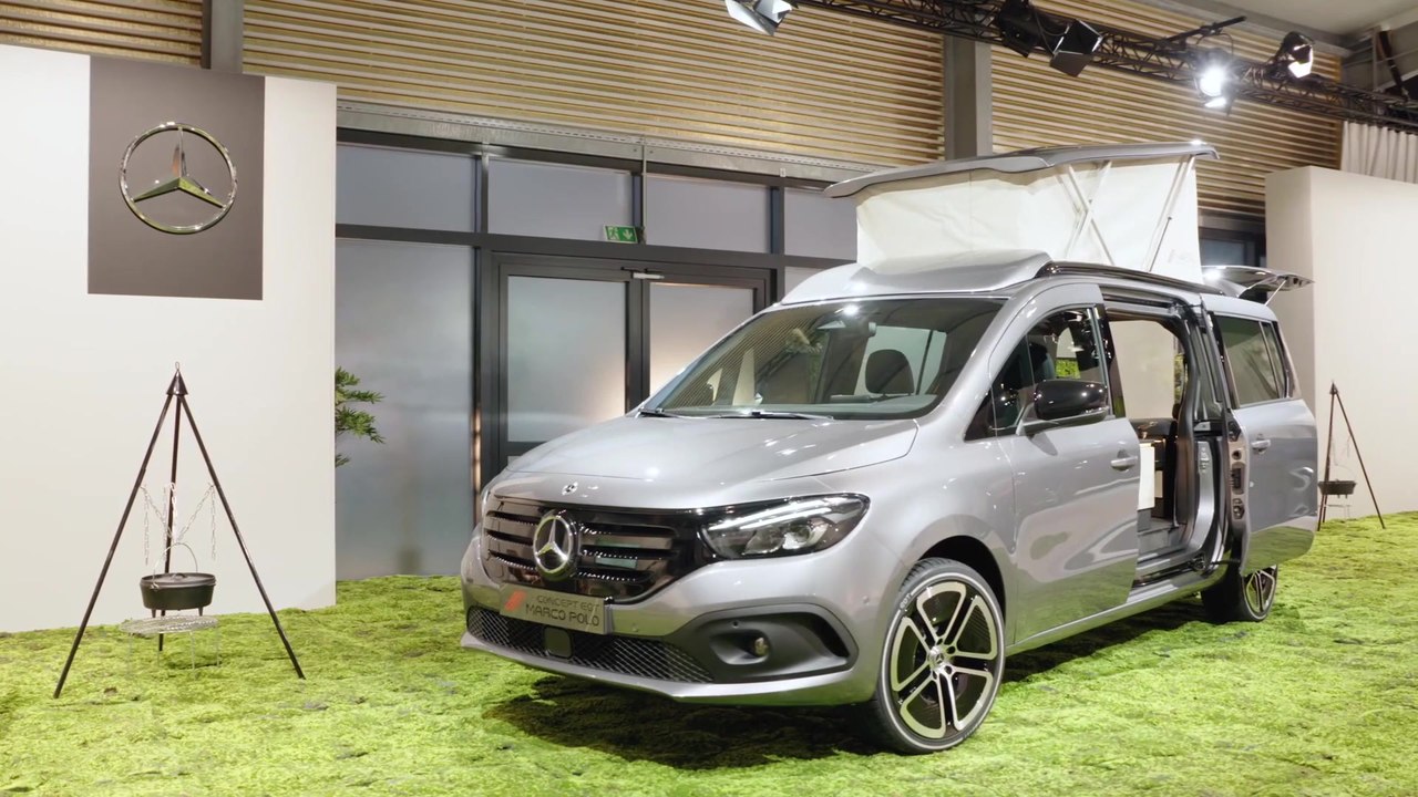 Elektrifiziertes Camping im neuen Small Van von Mercedes-EQ feiert Premiere