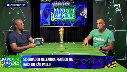 Denilson destaca a importância de Telê Santana durante seu período na base do São Paulo.mp4