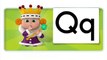 Oxford Phonics Word 1 - the alphabet - Letter Q - question quiz queen quilt