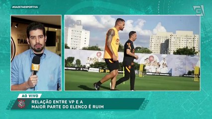 Tiago Salazar fala sobre reunião de VP com Gaviões e clima ruim no vestiário