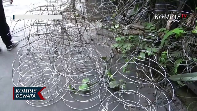 Kerajinan Kap Lampu Hias Rotan