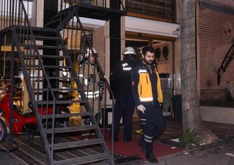 Şişli'de otelde çıkan yangın söndürüldü