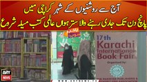 17th World Book Fair is starting today in Karachi