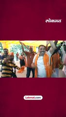 भाजपचा विजय कार्यकर्त्यांचा गरबा