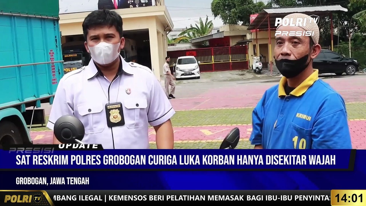 PRESISI UPDATE 14.00 WIB : Satreskrim Polres Grobogan Berhasil Ungkap Kasus Pembunuhan Di Kecamatan Gubug, Kabupaten Grobogan 