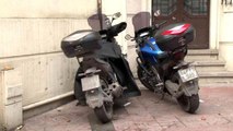 Beyoğlu'nda yüklü miktarda para taşıyan motosikletli 2 kurye silahlı gaspçıların hedefi oldu