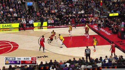 NBA - Les Lakers trop démunis pour rivaliser à Toronto