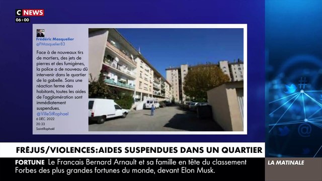 Après les incidents qui ont suivi la victoire du Maroc à la Coupe du Monde, un quartier de Fréjus va être privé de plusieurs dizaines de milliers subventions