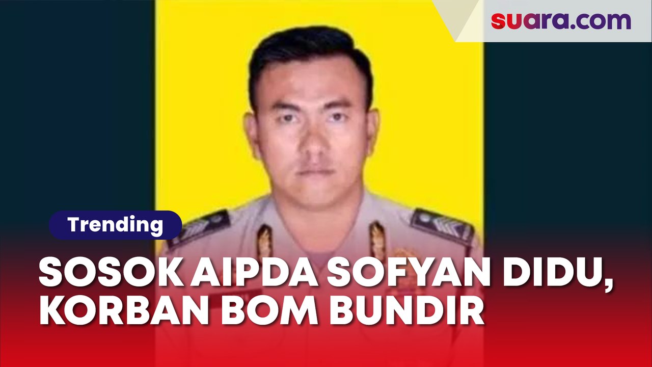 Sosok Aipda Sofyan Didu, Polisi yang Gugur Karena Ledakan Bom Bunuh Diri Astana Anyar