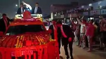 Ambulance given way during PM Modi's roadshow in Ahmedabad