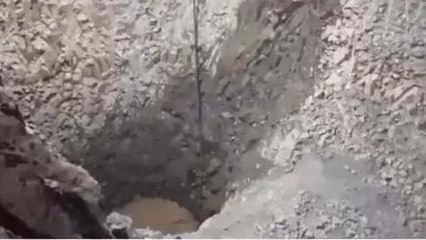 बैतूल:बोरवेल में बच्चा गिरने का मामला 45 फीट तक खुदाई कार्य पूर्ण