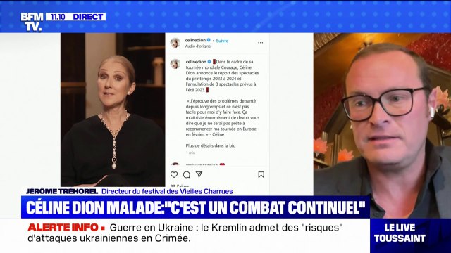 Céline Dion malade: le festival des Vieilles Charrues va devoir rembourser 55.000 billets