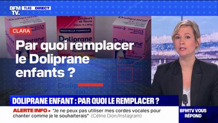 Par quoi remplacer le Doliprane enfants? BFMTV répond à vos questions