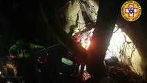 Colico, sepolto vivo in una grotta: recuperato il corpo del geologo Alessandro Guastoni
