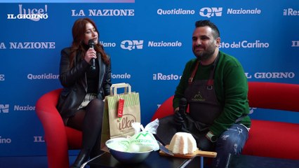 Fiera dell'artigianato, il cacio pandoro di Carlo Pipolo