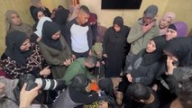 İsrail askerleri tarafından Batı Şeria'da öldürülen Filistinlilerin cenaze töreni