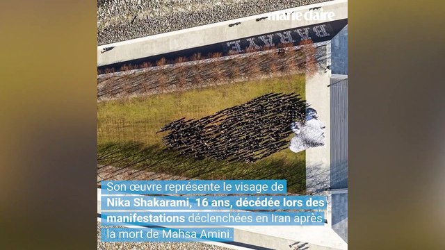 L'artiste français JR dévoile sa dernière performance en hommage à la lutte des iranien.nes contre le régime des Téhéran