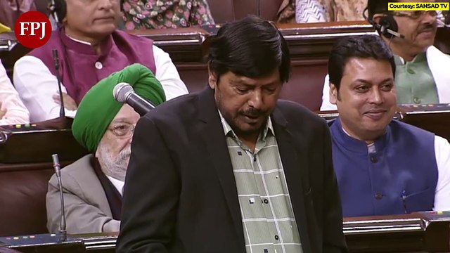Ramdas Athawale's Funny Poem Busted Vice President Into Laughter