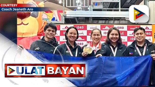 Hidilyn Diaz, nakasungkit ng 3 gold medals sa IWF World Weightlifting Championship sa Colombia