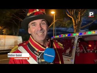 À Rognac Didier et Linda illumine les yeux des enfants avec leur van de noël