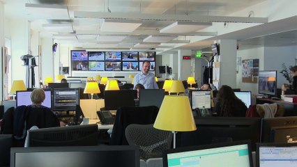 Visite de la rédaction de franceinfo (Radio France / 2016)