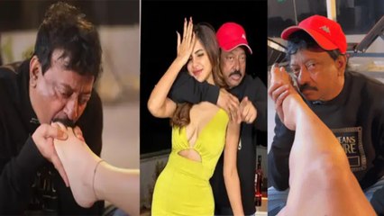 Ram Gopal Varma ने Interview में Ashu Reddy के पैर पर किया Kiss, Viral Video के बाद हुए जमकर Troll