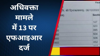 अयोध्या: भाजपा मंडल अध्यक्ष समेत तेरह पर एफ आई आर दर्ज