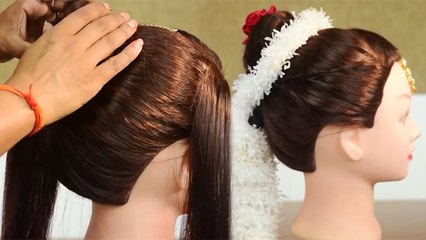 Easy Hairstyle Tutorial: Wedding Gajra Choti Hairstyle Full Video|Boldsky*Lifestyle