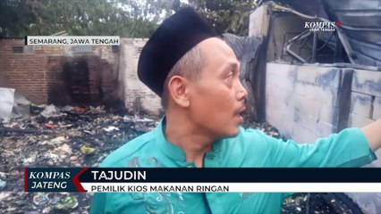Pasar Ngaliyan Terbakar, Pedagang Rugi Ratusan Juta Rupiah