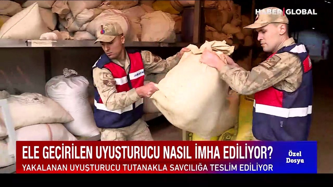 Ele geçirilen uyuşturucu nasıl imha ediliyor? Haber Global ekibi o anları görüntüledi