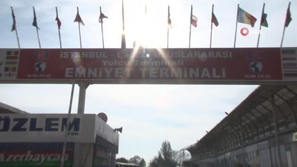 Alışverişe gelen yabancılar Laleli Terminali'nde yoğunluk oluşturdu