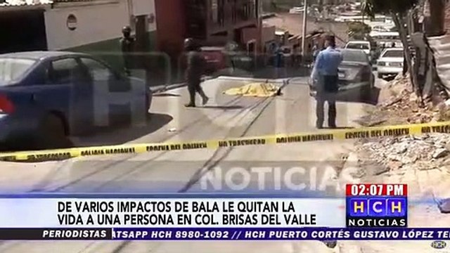 De varios balazos matan a hombre en col. Brisas del Valle #TGU