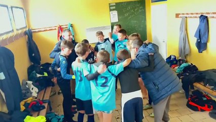 U12 chant convivial après matchs