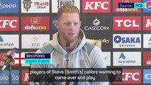 Stokes against Smith playing County Cricket before Ashes