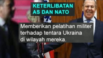 Menlu Rusia Sebut AS dan NATO Terlibat Perang Ukraina Dengan berbagi bukti nyata ?