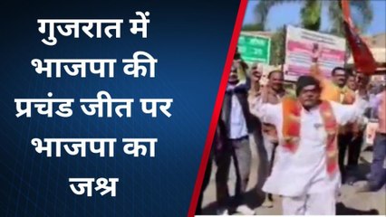 राजसमंद: गुजरात में भाजपा की प्रचंड जीत, बीजेपी कार्यकर्ताओं ने मनाया जश्न, देखें वीडियो