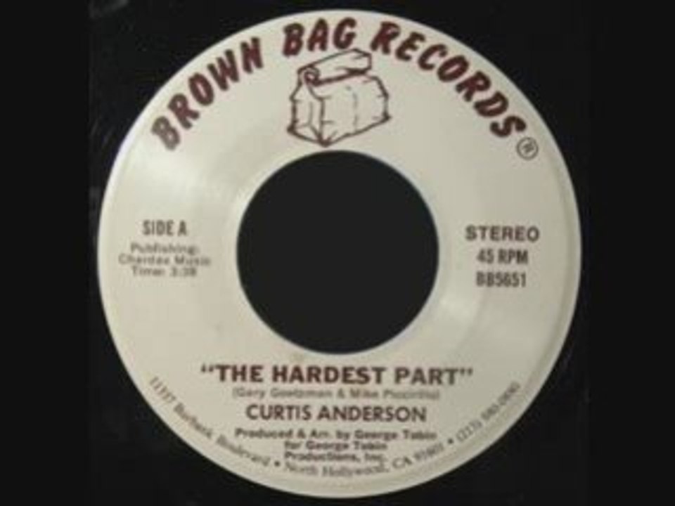 Curtis anderson - The hardest part