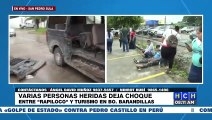 ¡Varios heridos, deja accidente de 