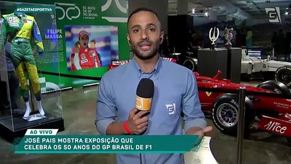 Com itens de Senna e Massa, exposição celebra 50 anos do GP de São Paulo de F1