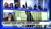 La basketteuse Brittney Griner libérée par la Russie en échange du marchand d'armes Viktor Bout