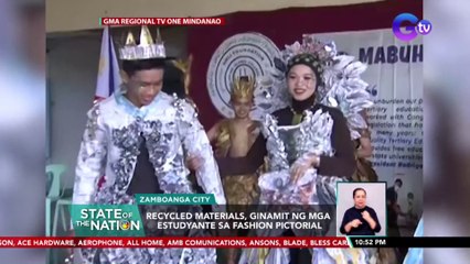 Recycled materials, ginamit ng mga estudyante sa fashion pictorial | SONA