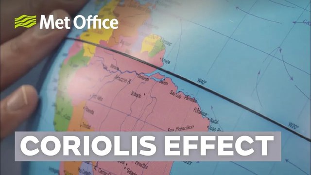 The Coriolis effect in action