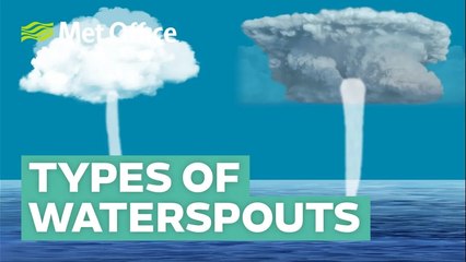 The two types of waterspouts