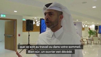 Le patron du Mondial s'exprime sur le décès d'ouvriers