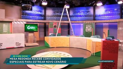 Mesa Redonda recebe convidados especiais para estrear novo cenário