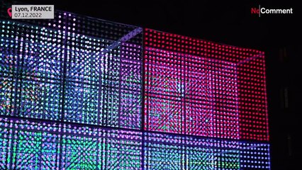 Watch: Lyon is lit up for the annual festival of lights