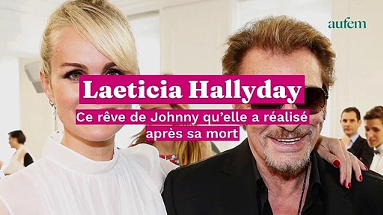 Laeticia Hallyday  Ce rêve de Johnny qu’elle a réalisé après sa mort